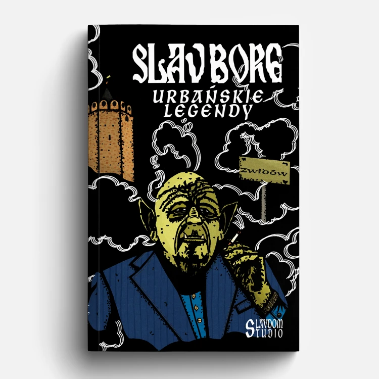 Slav Borg: Urbańskie legendy, okładka podręcznika do RPG
