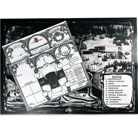 Slav Borg mapa i karty postaci i pojazdu